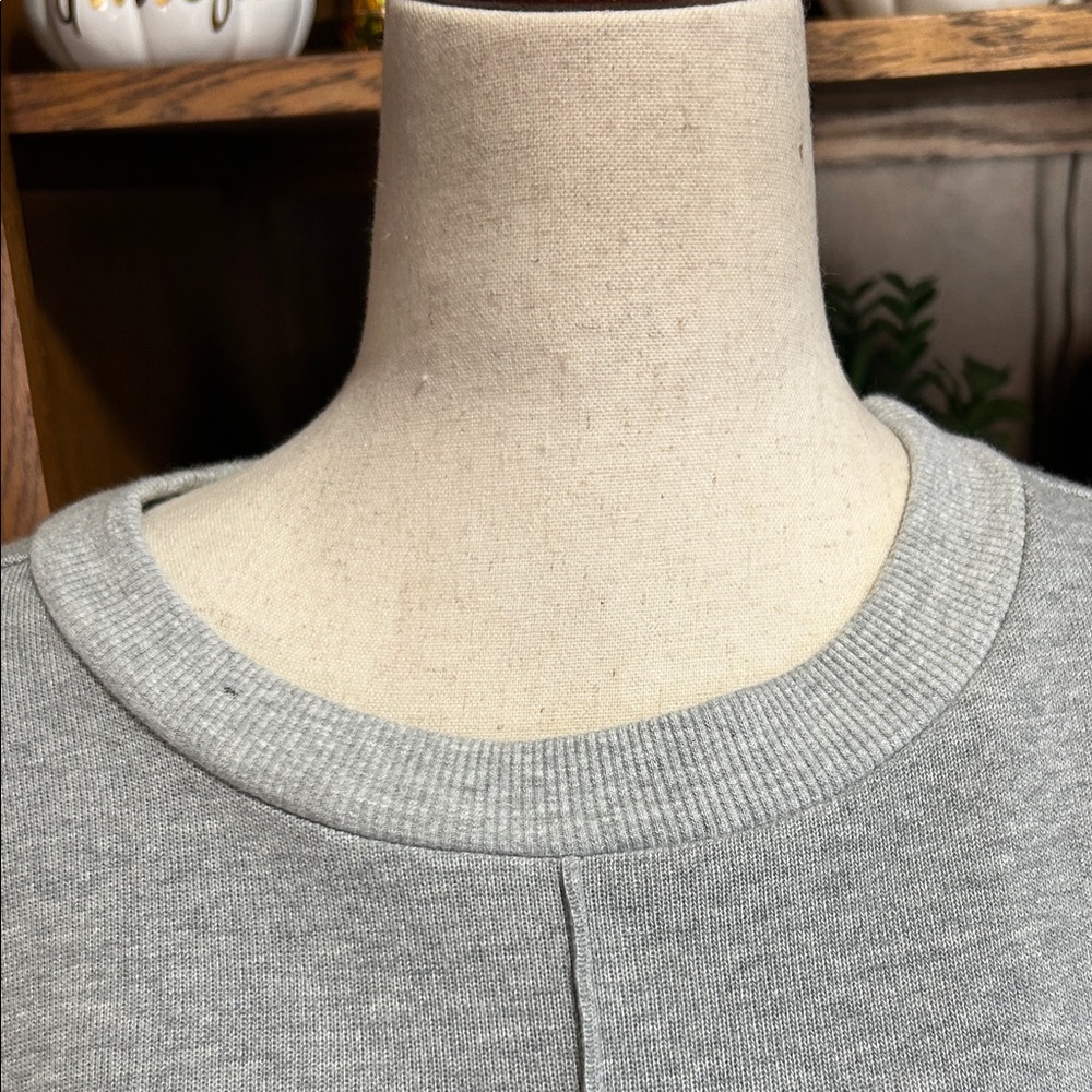 Falls Creek Gray Midi Dress With Pockets Medium NWT - Picture 2 of 10